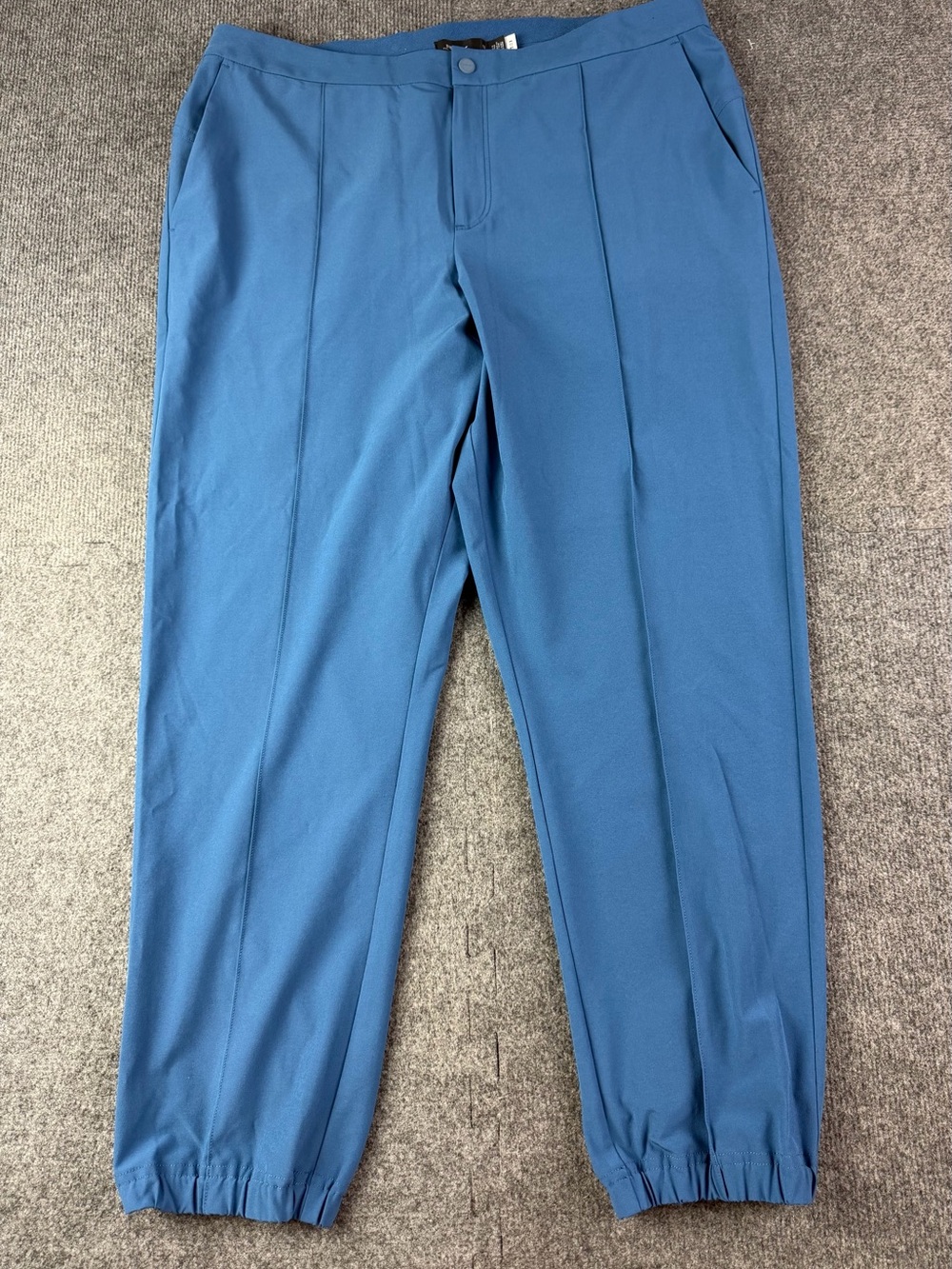 RLX Ralph Lauren Mens Elastic Waist Creased Jogger Pants Size XL Blue